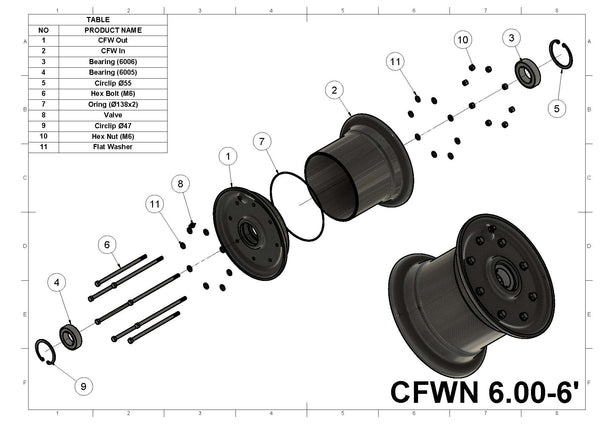CFWB6X6 (6.00-6” carbon fiber wheel)